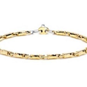 BARAKA Men's BR245071GIDB210002 Nexus Collection Gold Diamonds Bracelet